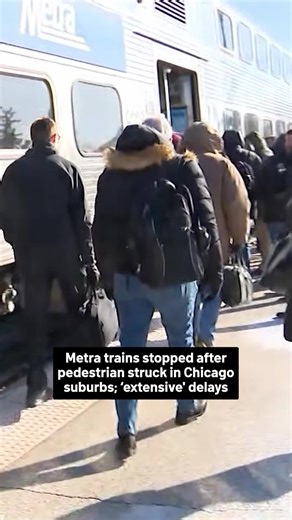 Metra Train Delays Due to Pedestrian Incident