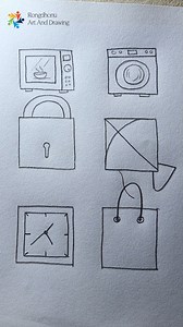 25K views · 155 reactions | Various Easy Drawings From a Rectangle #rongdhonuartanddrawing #drawing #art | Rongdhonu Art and Drawing | Facebook