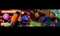 Mix of 2 videos from youtube : The backyardigans secret mission mashup