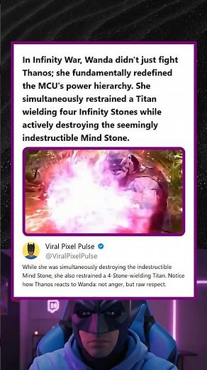 Infinity War Wanda Rewrote MCU Power Scaling By Restraining 4-Stone Thanos While Destroying Mind Sto