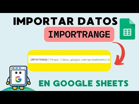 Cómo Importar datos con IMPORTRANGE - Función IMPORTRANGE importar datos