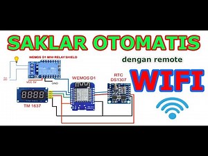 Saklar Lampu Otomatis Kontrol Lewat Wifi #arduino #arduinoproject