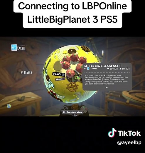 Connecting to LBPOnline | LittleBigPlanet 3 PS5 #littlebigplanet #littlebigplanet2 #littlebigplanet3 #lbp #LBPOnline