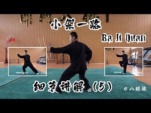 Baji Quan Detail Explanation5【Chinese Martial Arts/Kung Fu】Tutorial Session3 Form1: 八极拳教学 小架一路 细节讲解5