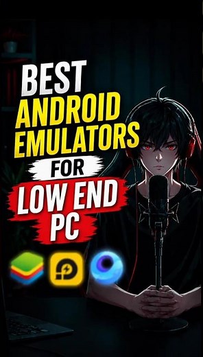 Top 3 Best Emulators for Low End PC 🔥 Run Free Fire Smoothly Without Lag #shorts #emulator