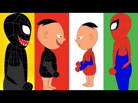 Finger Family Collection - Spiderman Finger Family (Spiderman Vs Venom) Rhyme 1