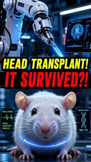 They Actually Did It: A REAL Head Transplant! 🤯🐁