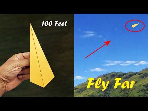 How to Make a World Record Paper Airplane | Fly Over 100 Feet
