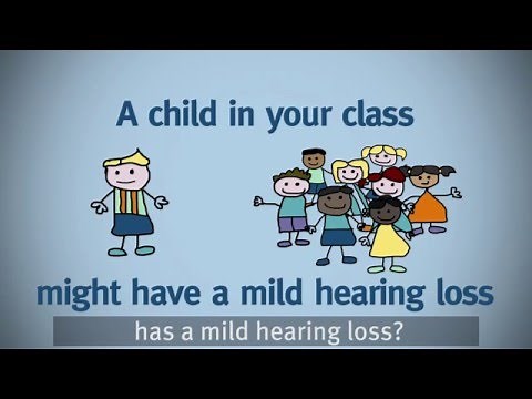 Tips for teaching deaf children with a mild hearing loss