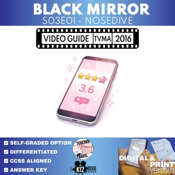 Black Mirror Nosedive S03E01 Film Quiz (2016) Video Lesson Plan