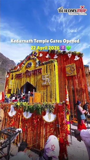 Kedarnath Temple Gates Opened 2026 🔱 | Char Dham Yatra 2026 Starts | 22 April 2026