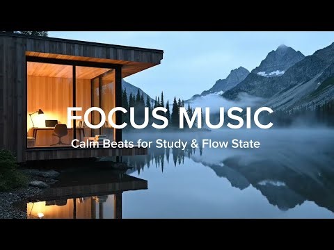 Focus Music • Deep Work by the Lake — Calm Beats for Study & Flow State