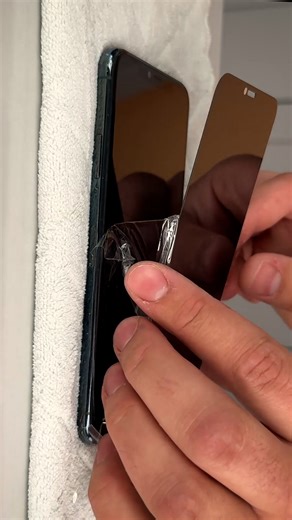 Phone screen protector applying hack | Magic Hands Creations