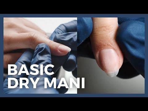 How To EASY Dry Manicure