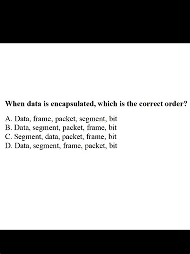 Data encapsulation explained 📡💻 Networking made simple in seconds! 📚✨ #DataEncapsulation #NetworkingBasics #OSIModel #CSStudents #TechTok