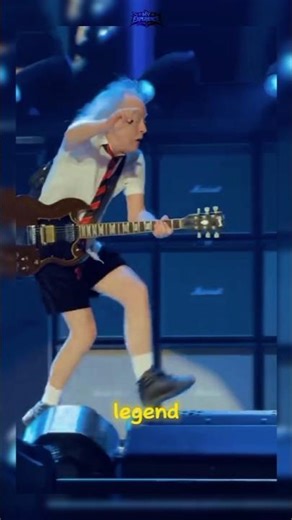 AC⚡DC : Angus Young always does a duck walk at every concert #angusyoung #angus #acdc #poweruptour