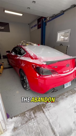 Part 1 - Can we salvage the abandoned 2.0T? Let’s find out! Full video on YouTube! #Hyundai #Genesis #GenesisCoupe #FYP #abandoned