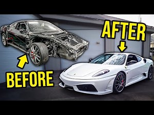 FULL BUILD | Rebuilding (And Heavily Modifying) A WRECKED $300,000 Ferrari 430 Scuderia