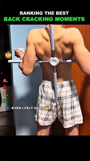 Ranking the Funniest Back Cracking Moments! 😂🔥 #shorts #funny