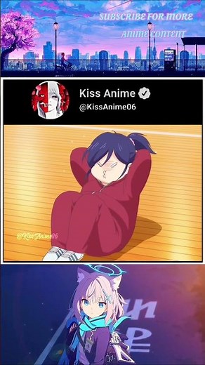 She became top beauty 😘 [ Kiss him Not me ] #shorts #anime