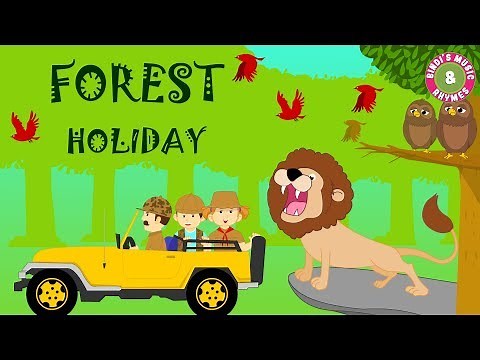 Going to the Forest | English song for kids | Nursery Rhymes for Children | Wild Animals