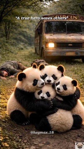 Panda Hero 🐼🔥 #kidsstory #moralstories #animation #panda #ytshorts