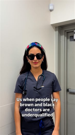 Yvette on Instagram: "There are corners of the internet and the world that really feel people of color are underqualified for their professions. We complete the same requirements, pass the same classes and licensing exams and often with a lot working against us, including the ignorance/racism above. Here to remind ya’ll that DEI is a beautiful thing, we deserve to be represented in medicine and the reality is the haters could never 😌. #dei #vetmed #ervet #doctor"