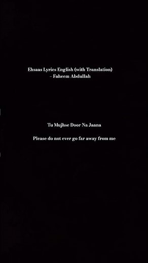 Ehsaas Lyrics English (with Translation) – Faheem Abdullah #ibsn2 #lyrics #viral
