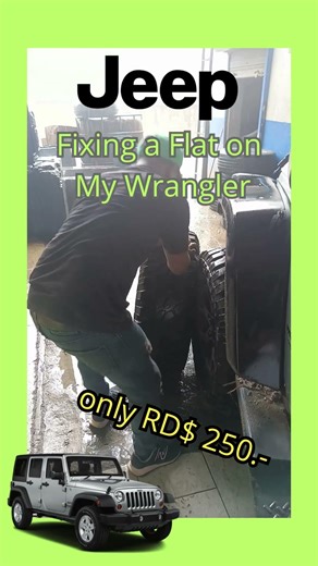 Fixing a Flat on My Wrangler for Cheap!