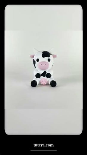 3D Printed Articulated Cow Keychain