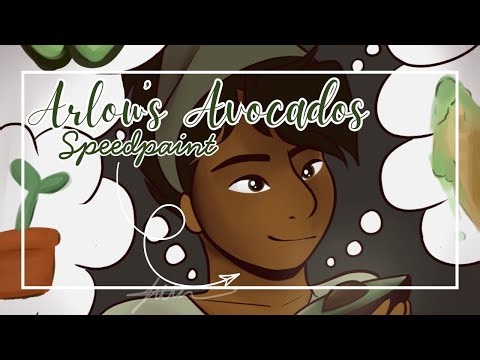 Arlow's Avocados 🥑💚 Design Student Chronicles (Speedpaint)
