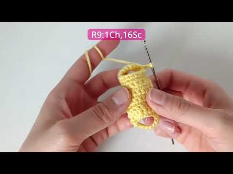 How to Crochet Cute Finger Holder 🐥 | Easy Amigurumi Finger Grip Tutorial
