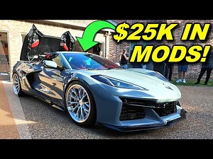 C8 Z06 Corvette With TONS of MODS! Checking out Darren's C8 Transformation!