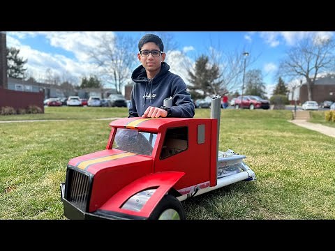 GIANT RC Semitruck Goes Out For a Ride