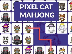 Play Cat Pixel Mahjong | Free Online  Games. KidzSearch.com