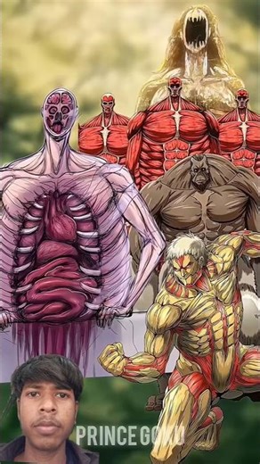 Rod Reiss Titan 🩸 Vs All Titans | Nine Titans & Founder Ymir 🔥 Ultimate AOT Battle | Prince Goku