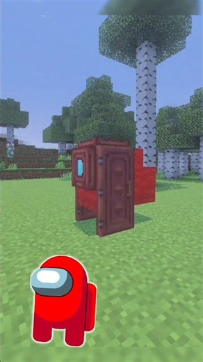 Among US Statue in Minecraft #shorts