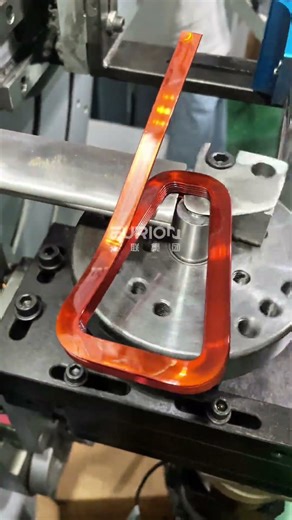 How Edgewise Coils Are Manufactured for Wheel Hub Motors ？ EC-650 edgewise winding machine