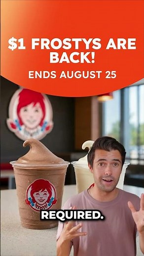 Get a Wendy’s Frosty for just $1 all summer long! 🍦🔥