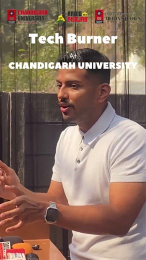 Tech Burner at AI Fest | Chandigarh University | Exclusive Interaction 🎙️ #chandigarhuniversity