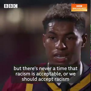6.4K views · 102 reactions | England footballer Marcus Rashford suffered racist abuse following the Euros 2020 final. In an exclusive interview with Breakfast he said the support he received afterwards was 'special' ⤵️ | BBC Breakfast | Facebook