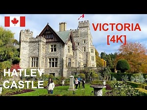 🇨🇦[4k] walking tour in Hatley castle & gardens, Victoria, BC, Canada, 2023