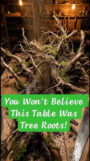 You Won’t Believe This Table Was Tree Roots!