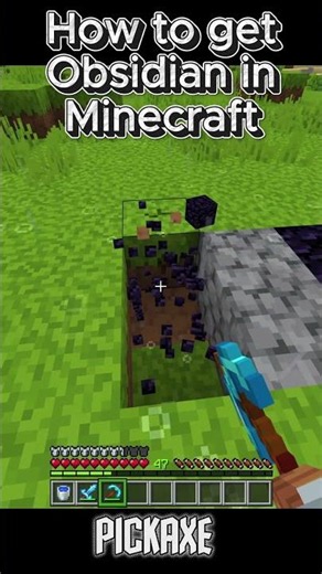 How to get Obsidian in Minecraft