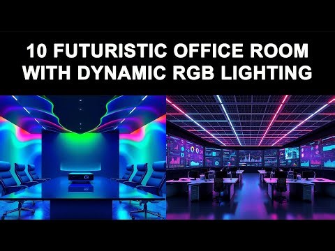 10 Futuristic Office Room Designs | Super Realistic AI Visualization