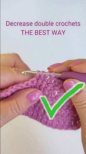 Best Way to Decrease Double Crochets