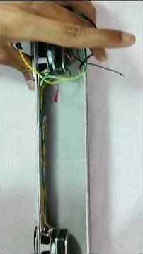 How to make mini Sound Bar with subwoofer part 1 video at home # viral #trending# viral #trending