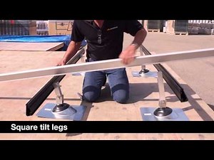 Installing an IronRidge Roof Mount System on Tilt Legs
