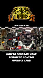 2.9K views · 129 reactions | Quick tech tip showing how to program your #redcatlowrider remote to multiple cars #rclowriders #lowrider #rclowrider #redcatsixtyfour #lowriders | Kustom Rc Lowriders | Facebook