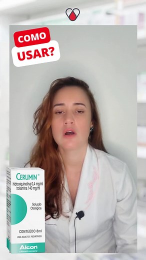 Como usar o Cerumin para limpeza de ouvido